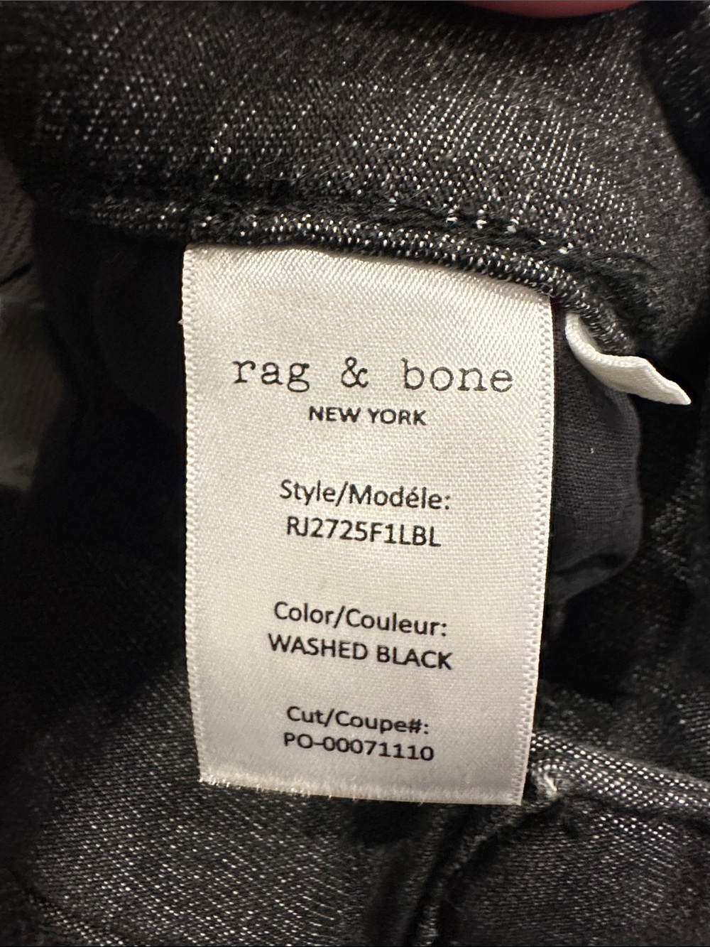 Rag & Bone Serena Full Length Wide Leg Jeans Washed Black ULTRA STRETCH Size 30 - Picture 6 of 8
